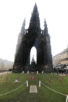 Edinburgh - Jardins de Princess Street