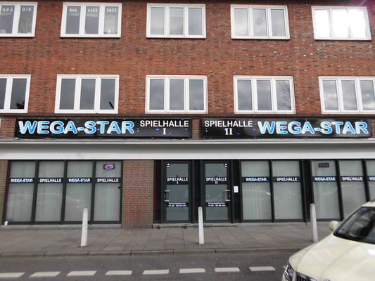 Lichtwerbung Spielhalle