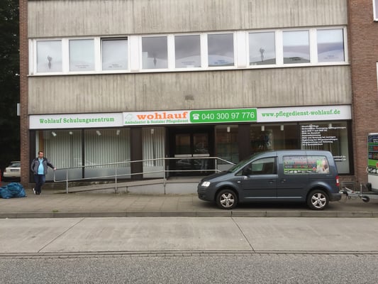 Lichtwerbung für Pflegedienst