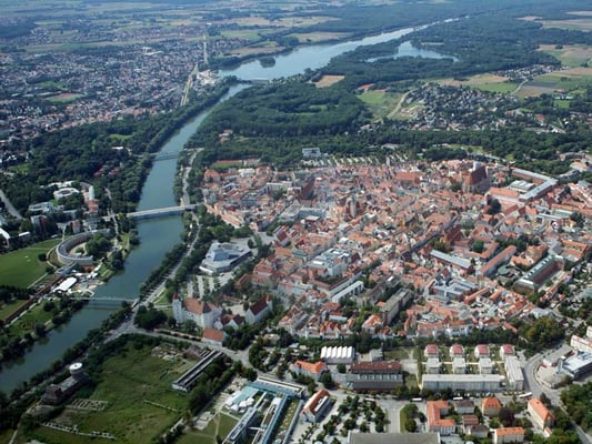 Ingolstadt Blick von Osten, Quelle: Bayern online