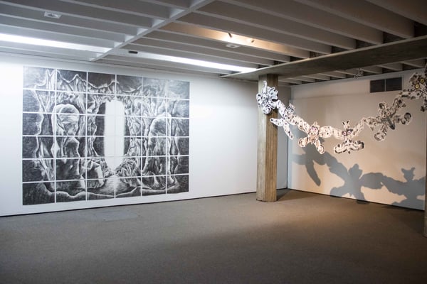 "Big Mental Exit" (2011), Zeichnung auf Papier - Elisabeth Kilala Stumpf