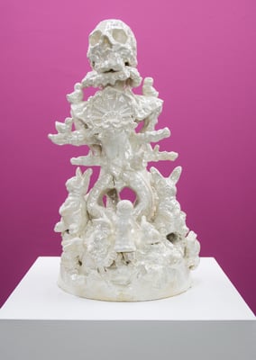 "Big Dreamer" (2022), glasierte Keramik - Elisabeth Kilala Stumpf