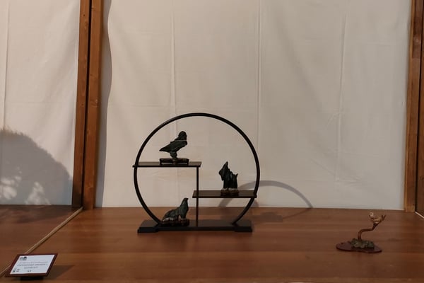 S3. Espositore 5 elementi - Bonsai Blu