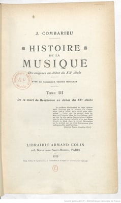 histoire de la musique