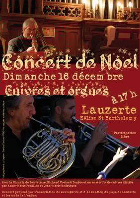 Affiche pour les concerts de l'association Atelier Musical Européen, réalisation Sandra Clerbois