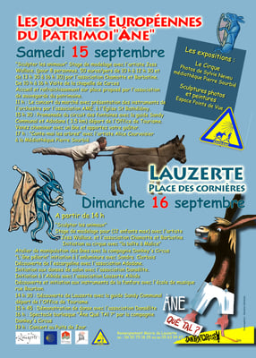 Programme pour les Journées Européennes du Patrimoine 2018, réalisation Sandra Clerbois