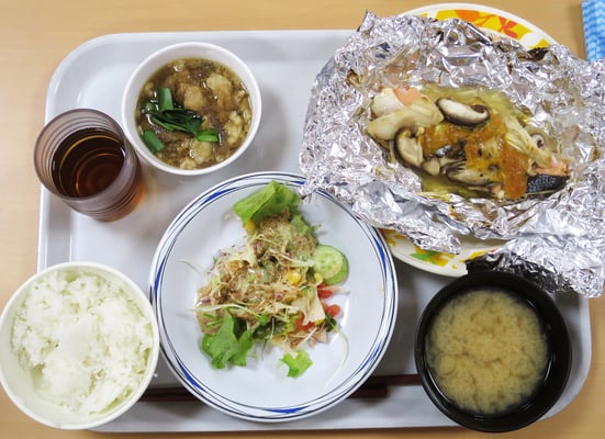 白山寮 (男子寮) 夕食