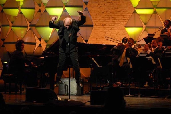 Last note of the show with Wynton Marsalis and Jazz at Lincoln Center Band, Apollo Theater New York in 2006