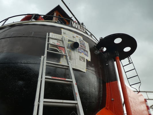 Auspuff Hauptmaschine