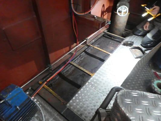 Flurplatten entfernt