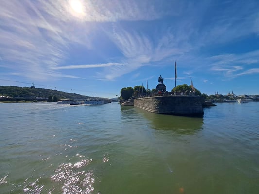 Koblenz, Moselmündung, Deutsches Eck (© 19.09.2025 Andy R.)