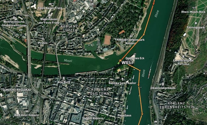 12:47 Uhr (MESZ) Koblenz, Moselmündung (© 19.09.2025 Andy R.)