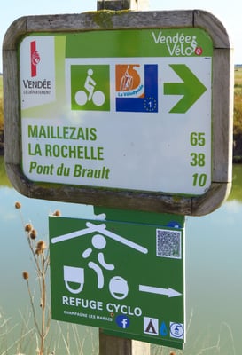 Die Radwege sind super ausgeschildert.