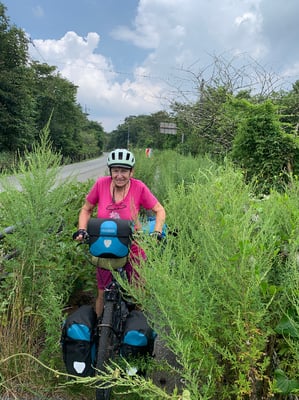 Eigentlich ein Radweg . . .