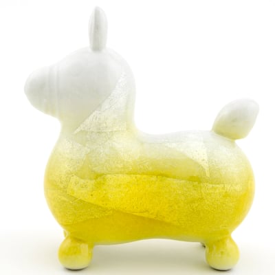 九谷焼ロディの画像　RO-36　秀山堂作　淡色釉裏銀彩（イエロー）　上代15000円