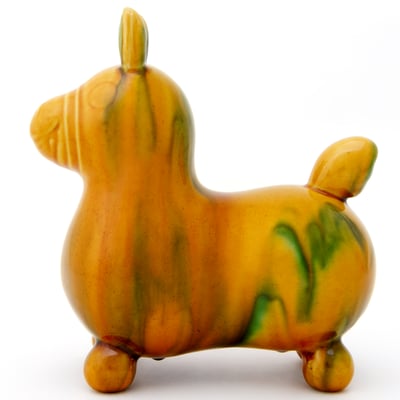 九谷焼ロディの画像　RO-49　中村秋塘作　唐三彩　上代50000円