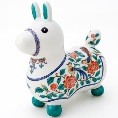 九谷焼ロディの画像　【特注品　タカシマヤ様】　三ツ井為吉作　色絵