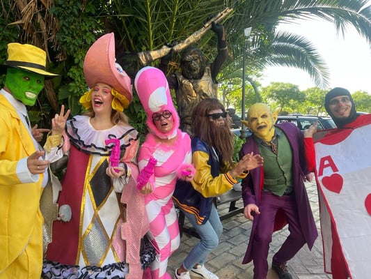 Animación hora loca en Cadiz