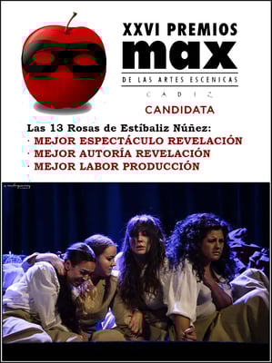candidata premios Max 2023 de las artes escénicas