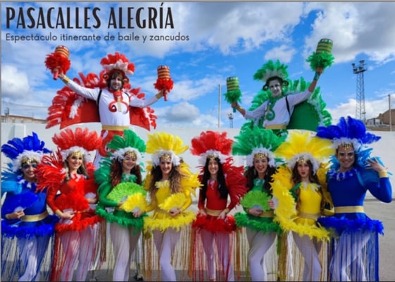Pasacalles alegria con baile para cabalgatas para la sierra de Cadiz