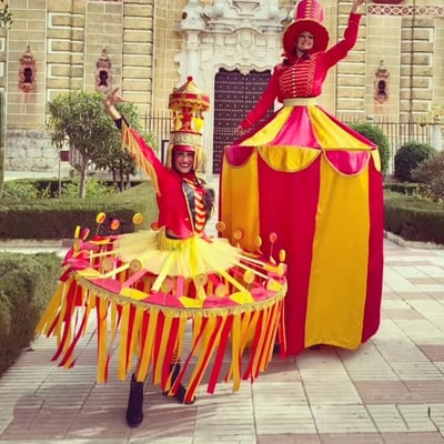 Circo pasacalles para cabalgatas Almuñécar