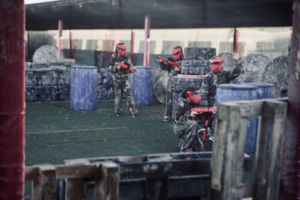 partida de paintball en Sevilla