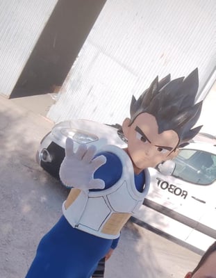 Cabalgata temática bola de dragón Z en Guillena