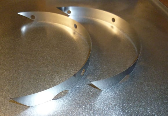 Clinquants épaisseur 0,1 mm en inox