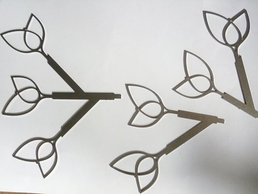 Arbre d’Hermès en inox 304L, épaisseur 2 mm