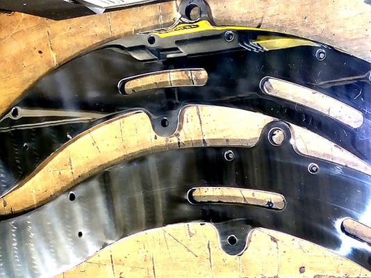 Pièces en "poli miroir"