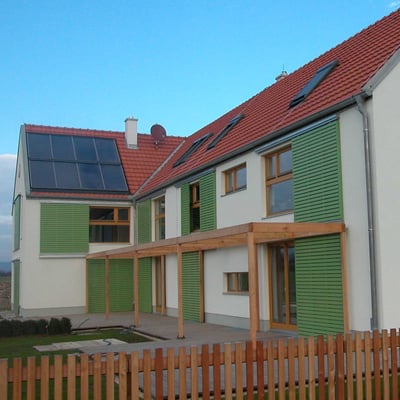 Niedrigenergiehaus Holzrahmenbau