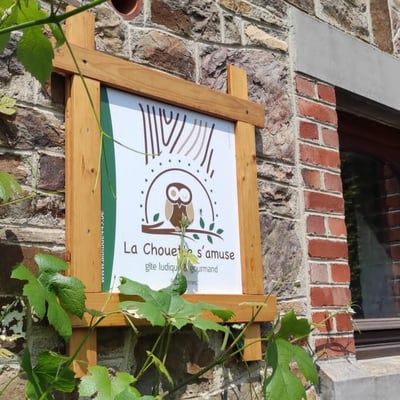 Altitude 445 - La Chouette s'amuse - Gîte 9 personnes à Manhay