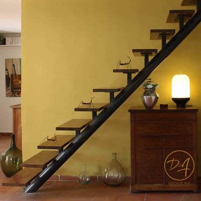 Peinture mur couleur chaude - Décor Zé Âme