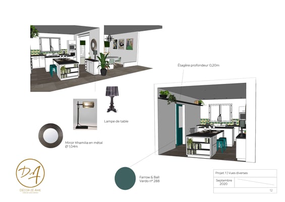 Idée de cuisine ouverte