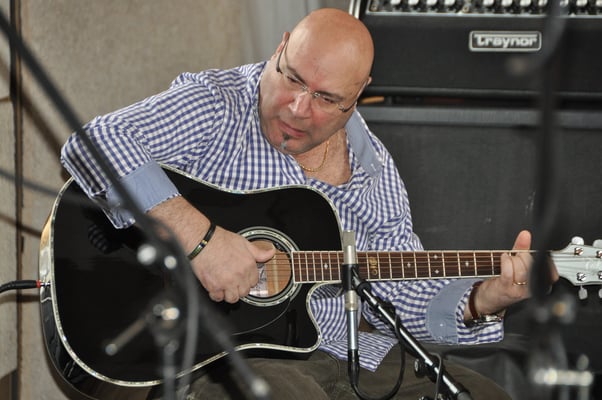 Studio mécanique lors de l’enregistrement de notre premier CD “su e giù” en 2013