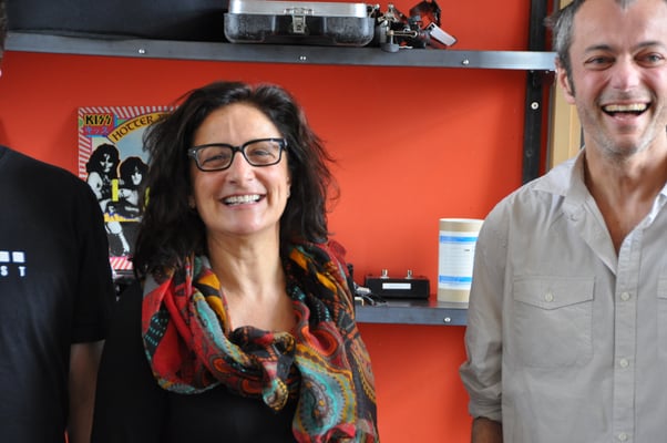 Studio mécanique lors de l’enregistrement de notre premier CD “su e giù” en 2013