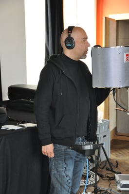 Studio mécanique lors de l’enregistrement de notre premier CD “su e giù” en 2013