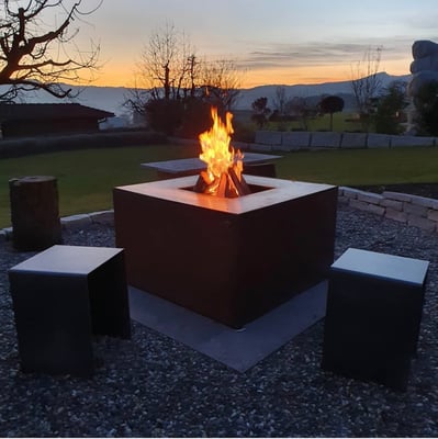 feuerwürfel cubo stahl-art Rufer