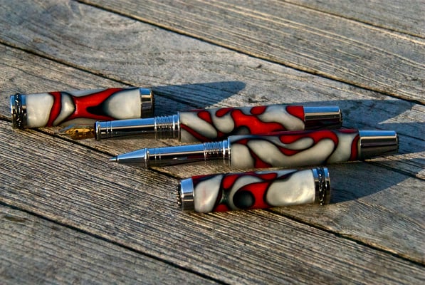 Schreibset mit Acryl-Kunststoff  (&copy; G. Lampesberger)