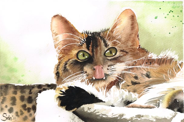 "Lieblingsplatz" Aquarell 19x29cm