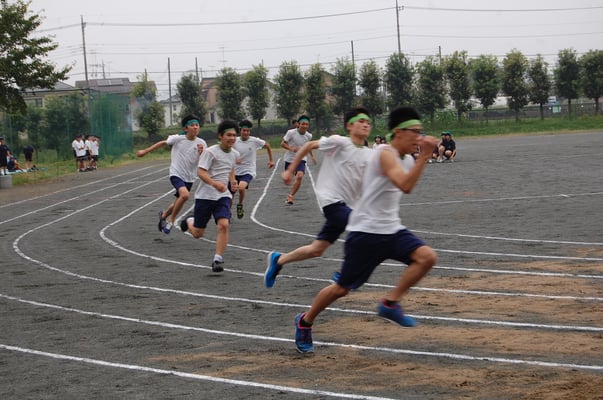 体育祭　＜100m走＞