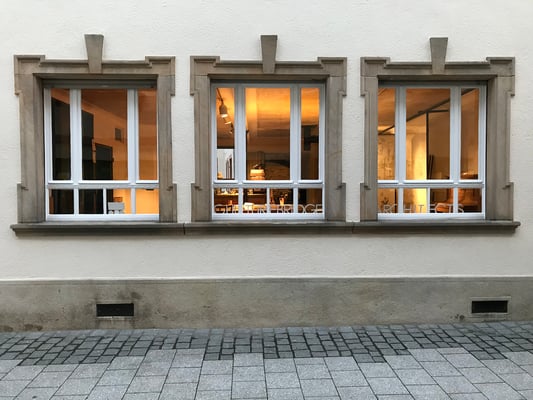 unser Schaufenster zur Fußgängerzone Grünstadt