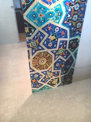 Bad mit Glasmotiv aus Isfahan