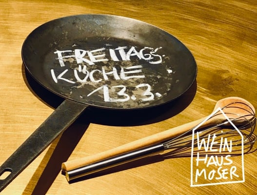 Flyer unserer ersten "FREITAGSKÜCHE"