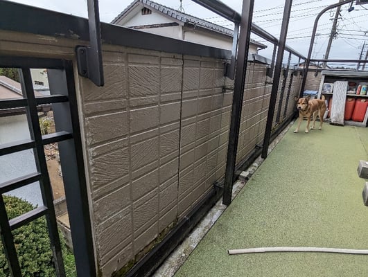 パナホームのベランダ　腐食