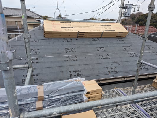 カバー工法工事中