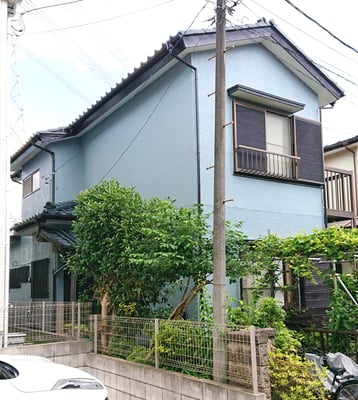 施工後（外壁SR-421　雨戸・雨樋SR-423）