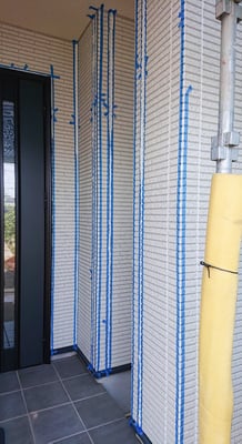 目地コーキング養生3