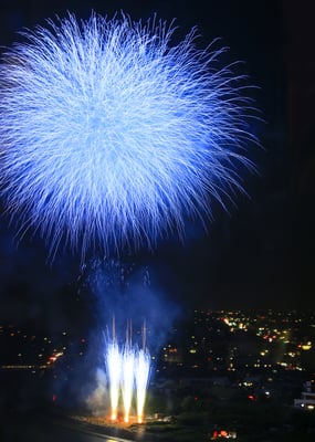 準特選：青い大輪：大木知子