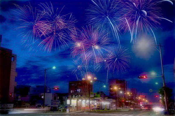 特選２席：札木電停から：佐藤稔三